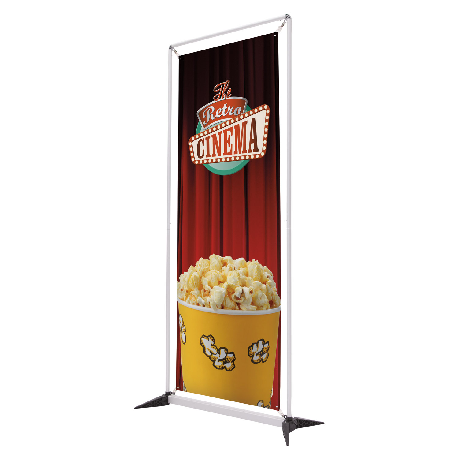 3.5' FrameWorx Banner Display Kit (Single-Sided, No-Curl Opaque Fabric) 6