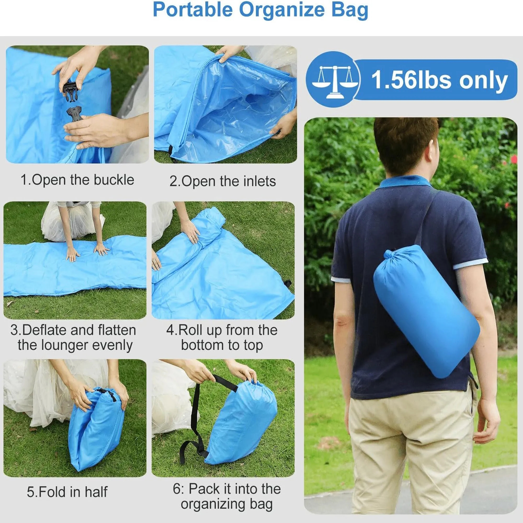Inflatable Lounger Air Sofa 4