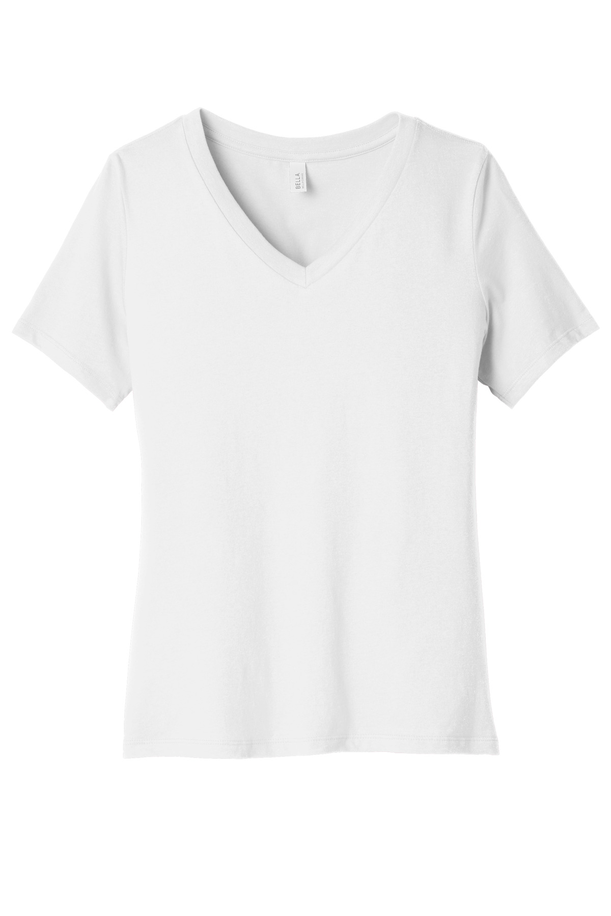 BELLA+CANVAS Women's Relaxed Jersey Short Sleeve V-Neck Tee. BC6405 39