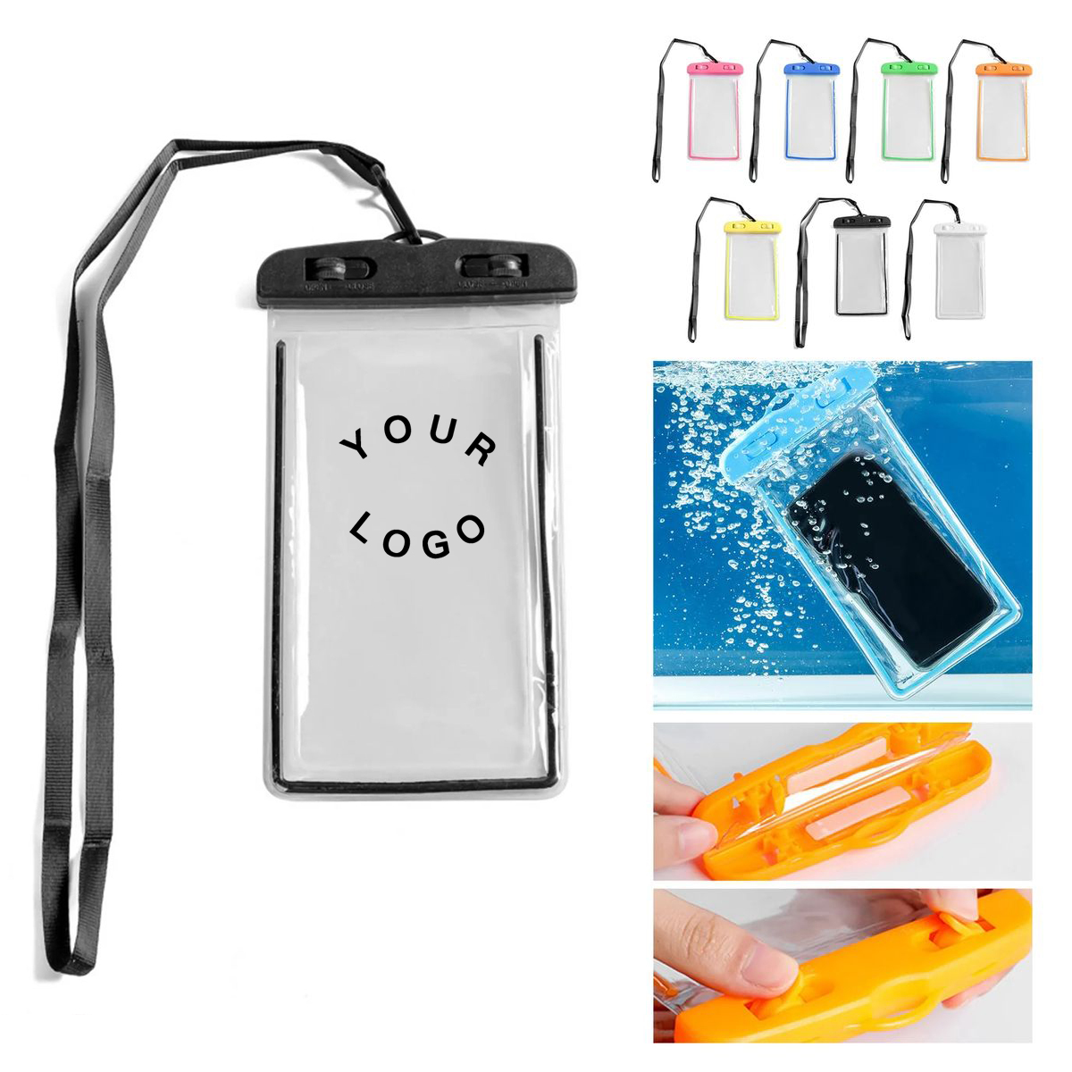 Waterproof PVC Pouch for Phones up to 7 Inch 1