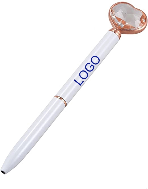 Heart Shape Crystal Diamond Ballpoint Pen 5