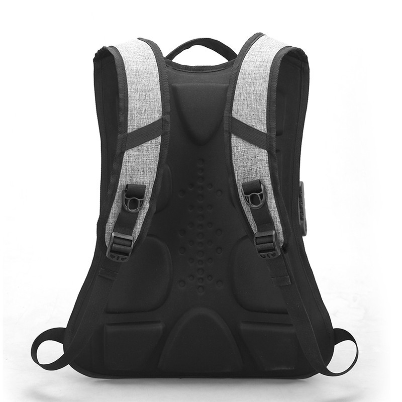 Laptop Backpack with USB Port and Combination Lock 7
