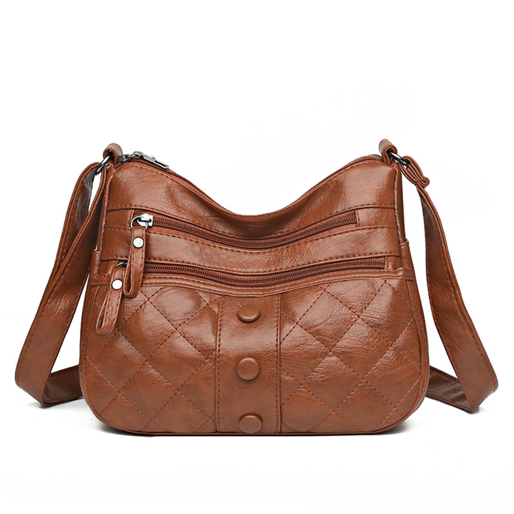 PU Leather soft shoulder cross-body bag 5