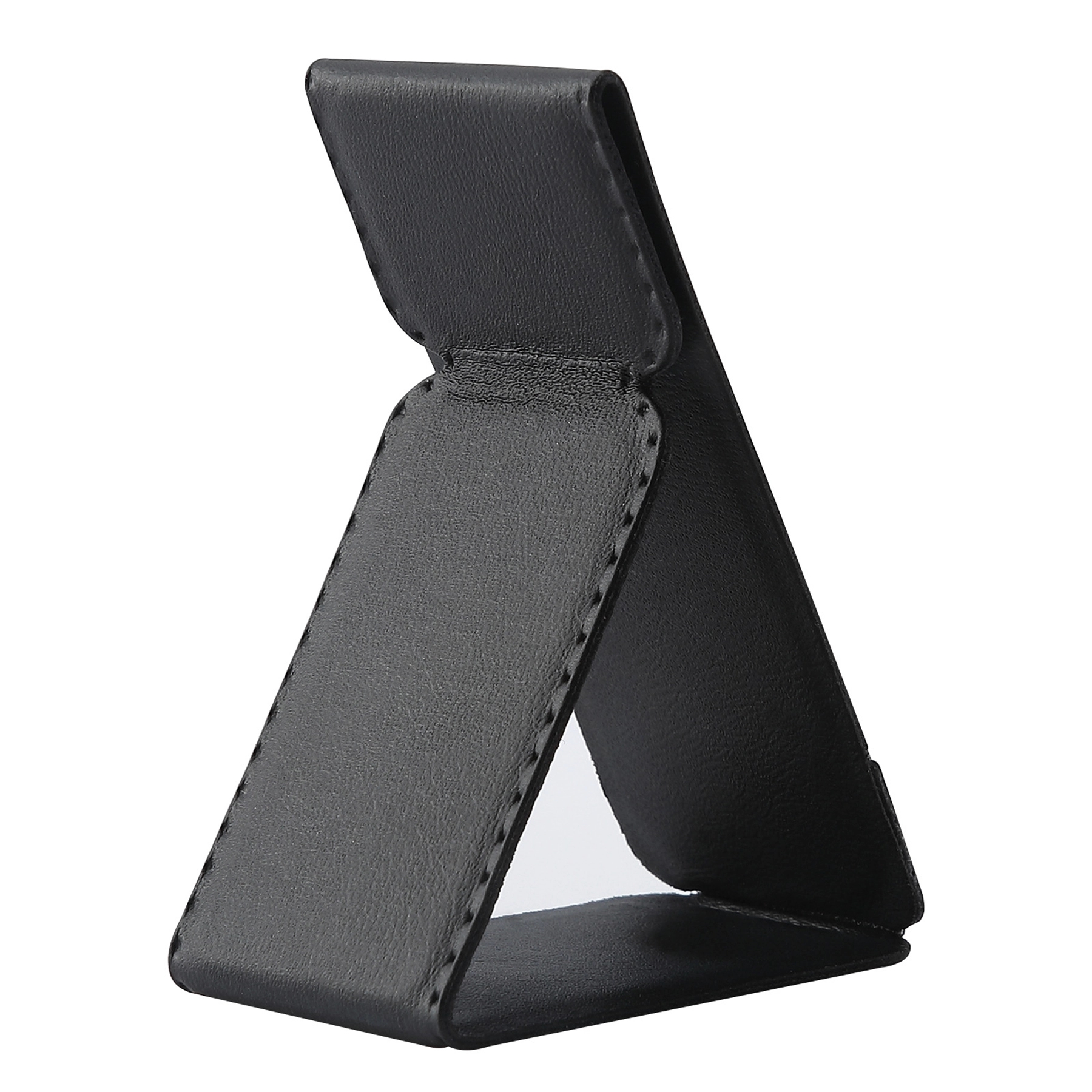 Pu Leather Functional Cell Phone Grip Stand 2