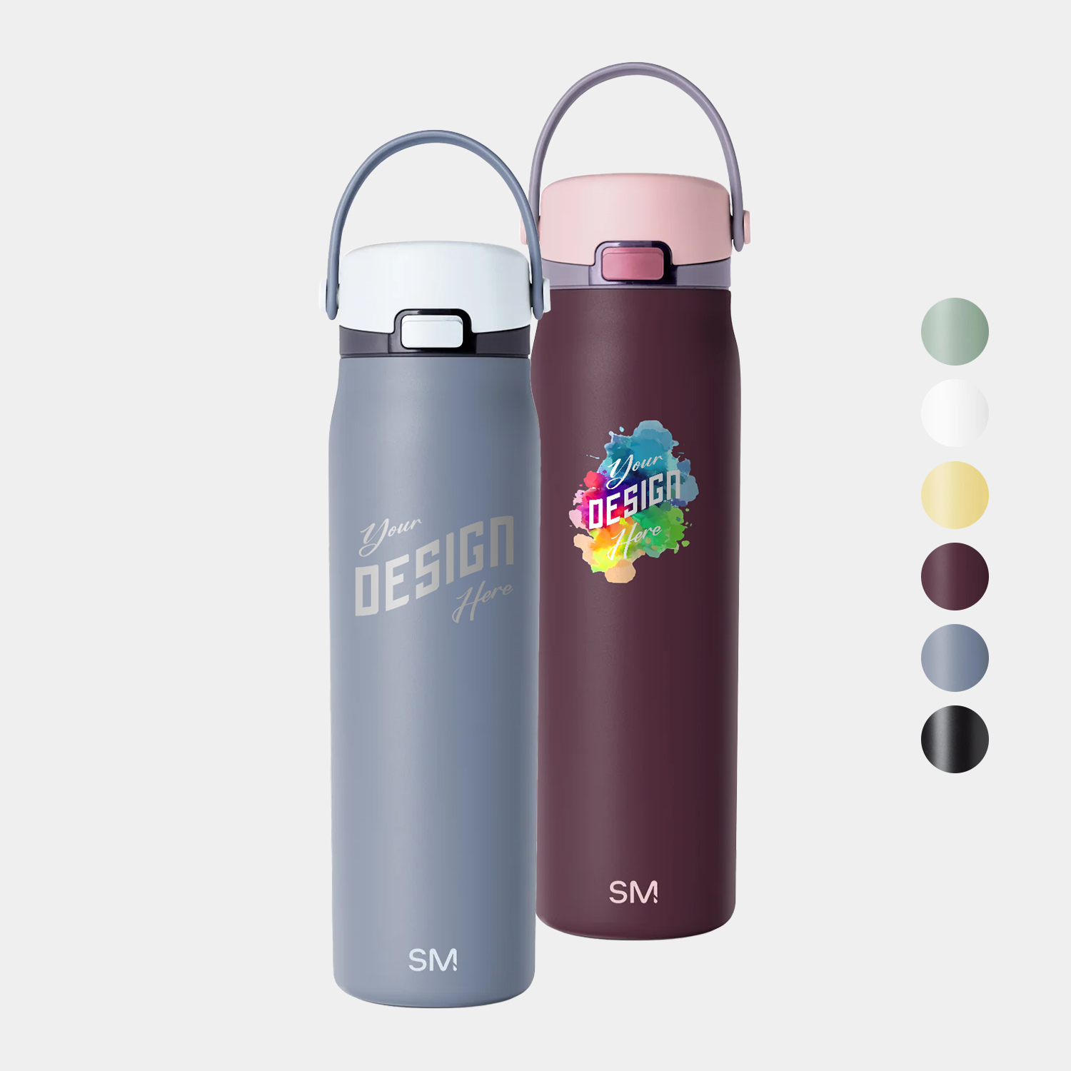 30 oz Simple Modern® Double-Walled Insulated Mesa Sport with Covered Chug Water Bottle, custom water bottle with logo imprint 6