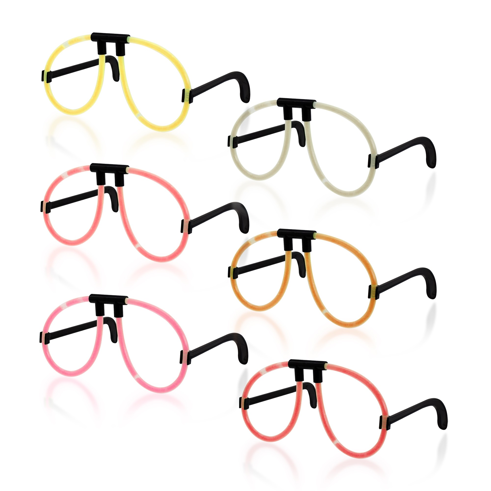 Neon Glow Eye Glasses (Assorted 6) 3