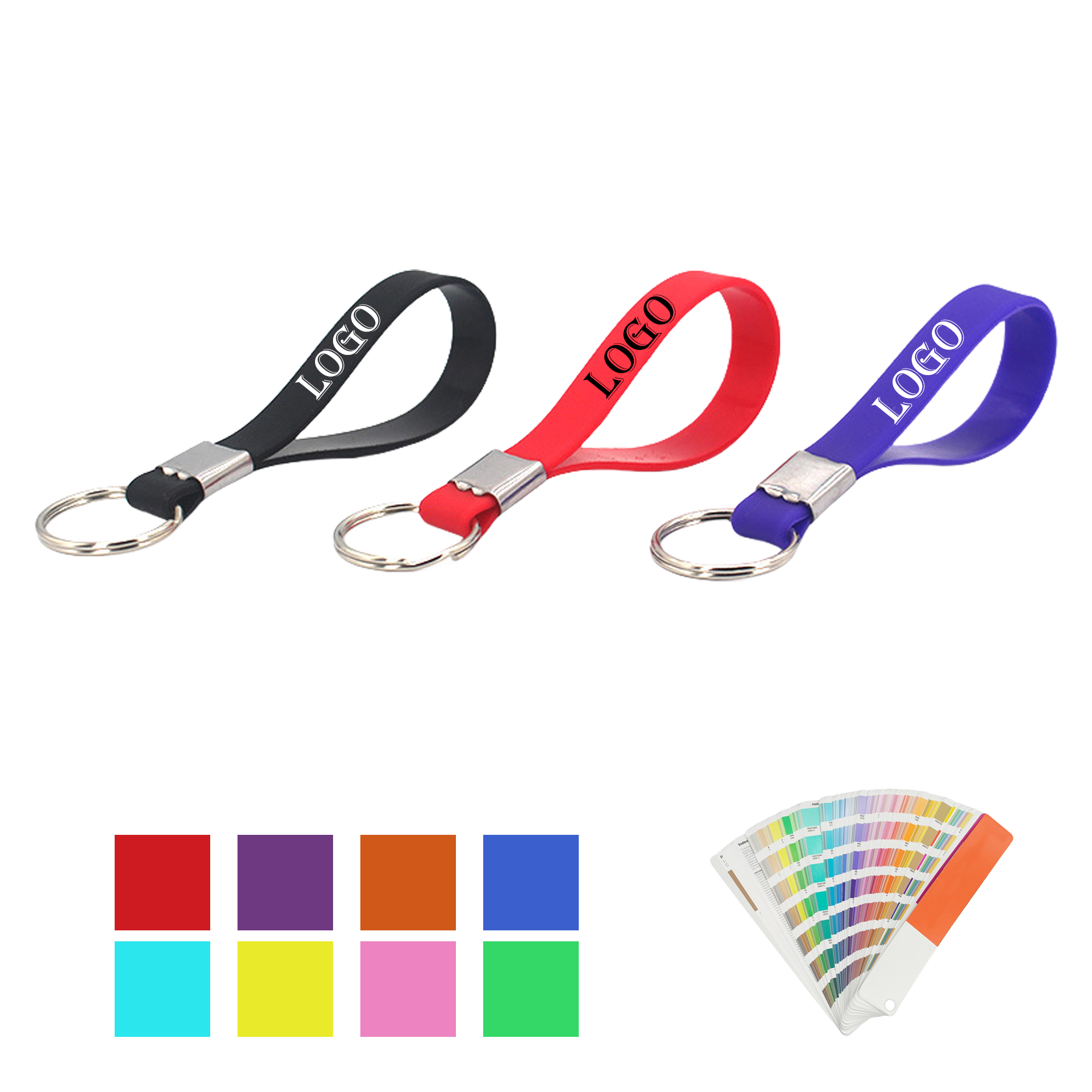 Wristbands Silicone Keychains MOQ50 2