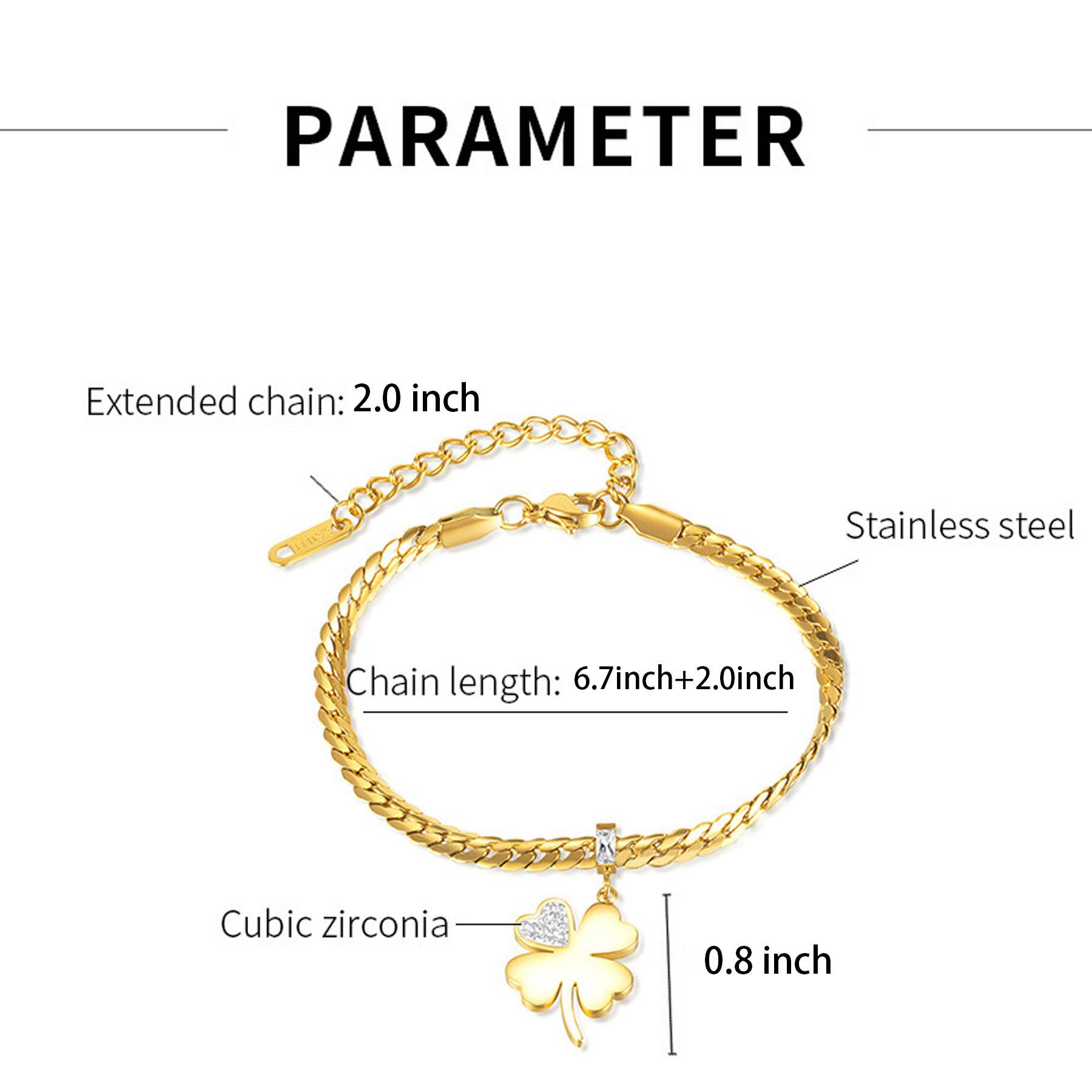 Fashionable titanium steel bracelets 4