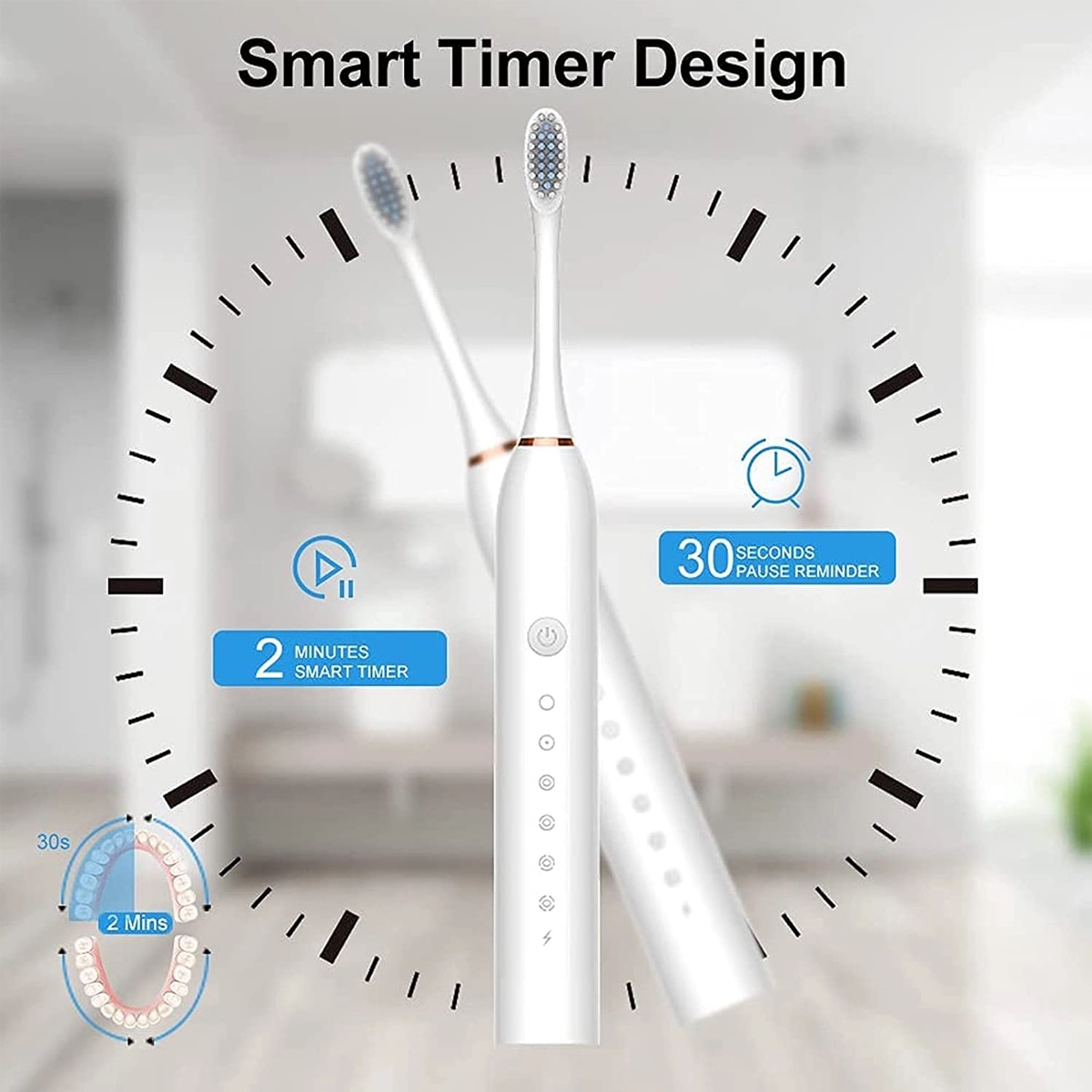 6 Modes Electric Toothbrush Ultrasonic 5