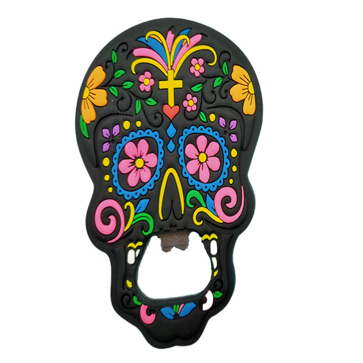 Magnetic PVC Skull Bottle Opener 7