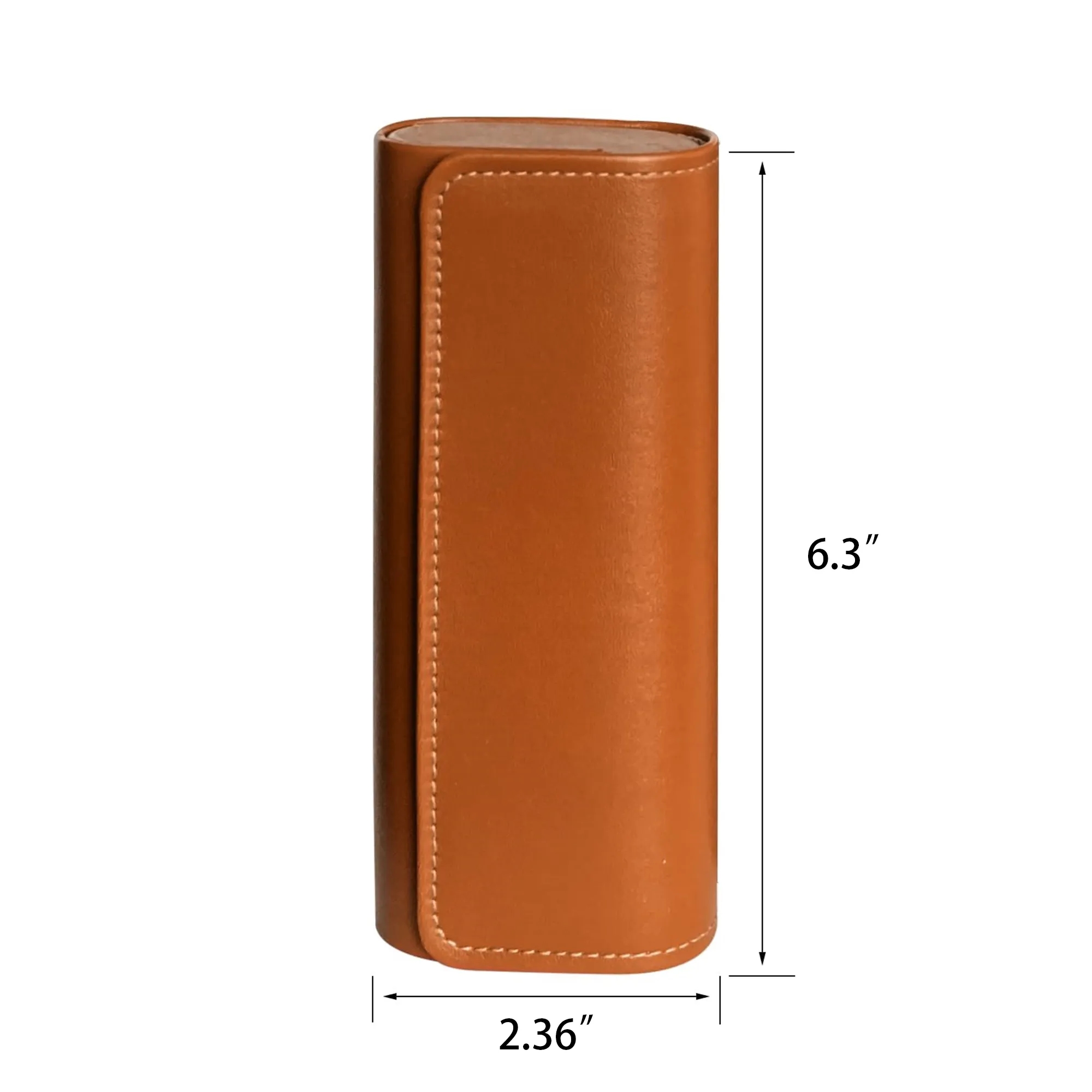 Leather Glasses Case Hard Shell 3