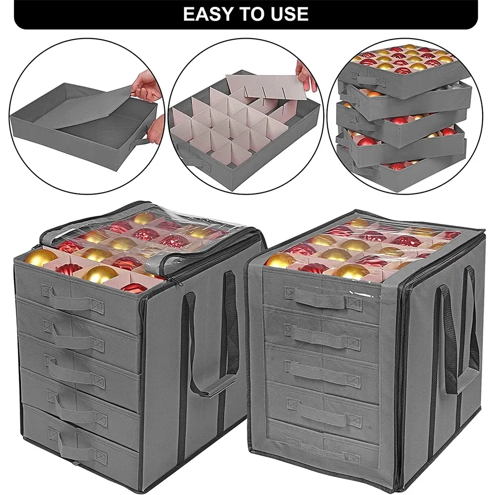 Custom Foldable Christmas Gift Decoration Storage 7