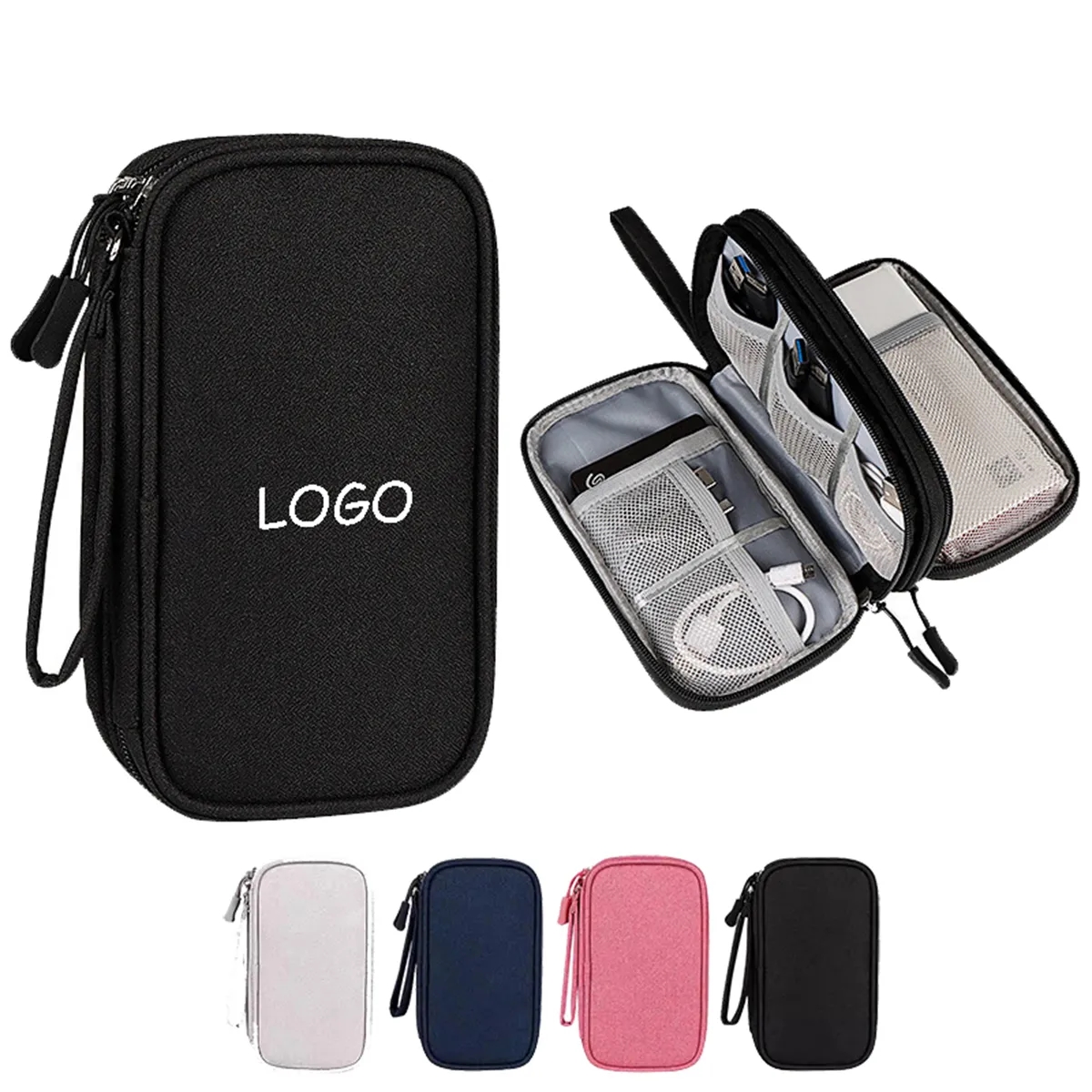 Travel Cable Organizer Pouch Electronic Accessories 1
