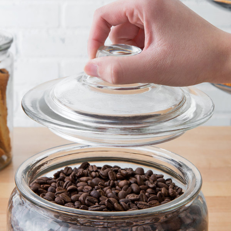Choice 0.75 Gallon Glass Jar with Lid 4