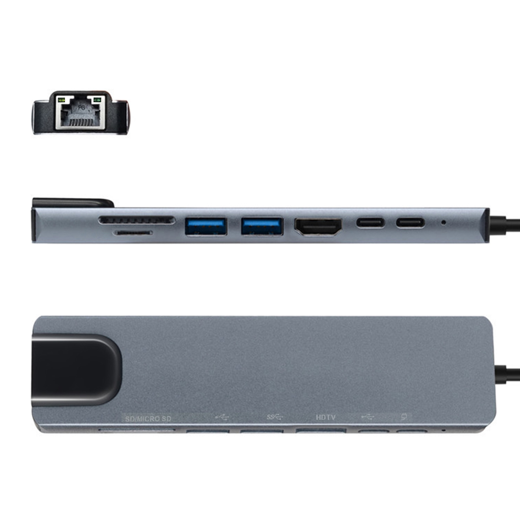 Tiedy 8in1 USB Hub 4
