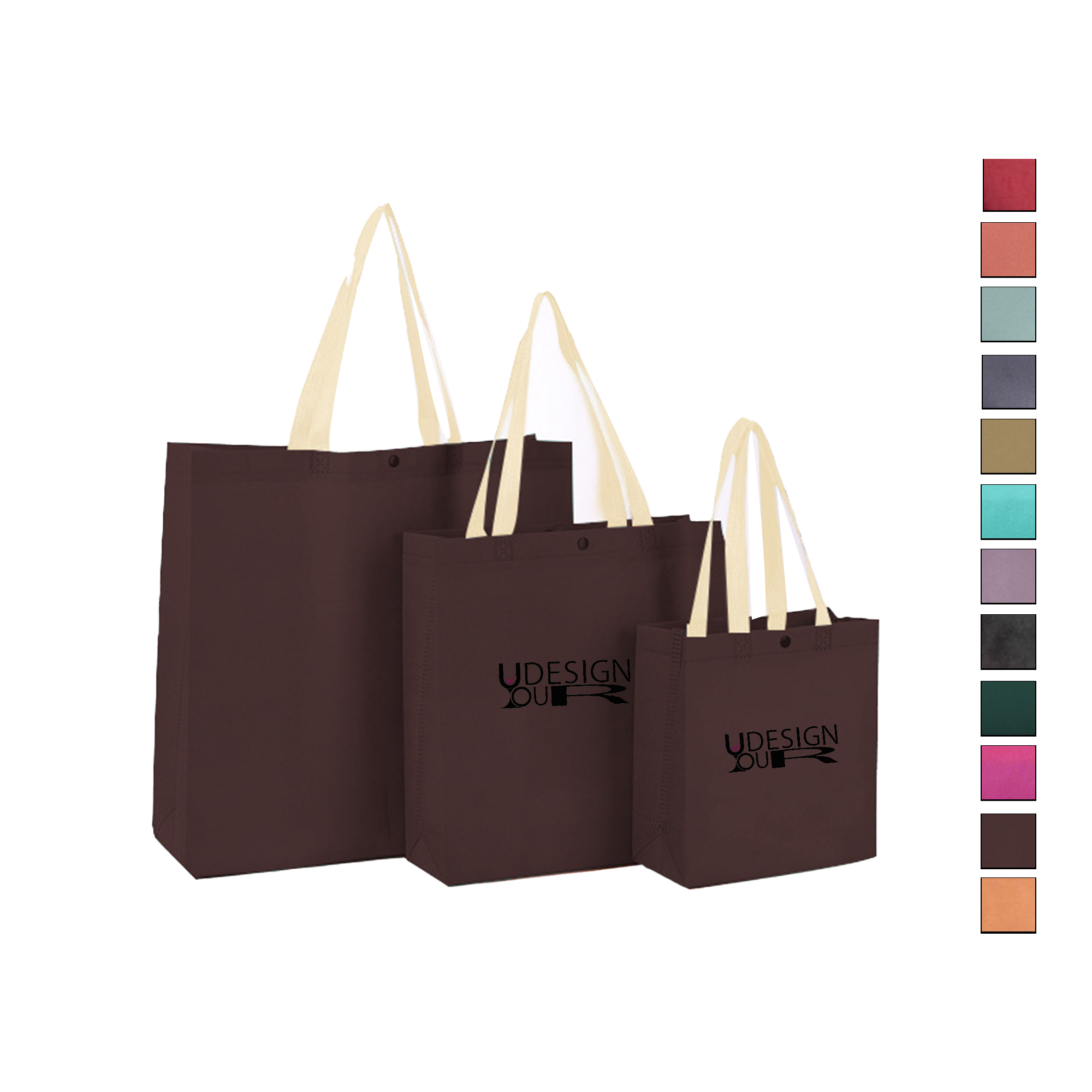 Lanyard-Attached Portable Non-Woven Bag 4