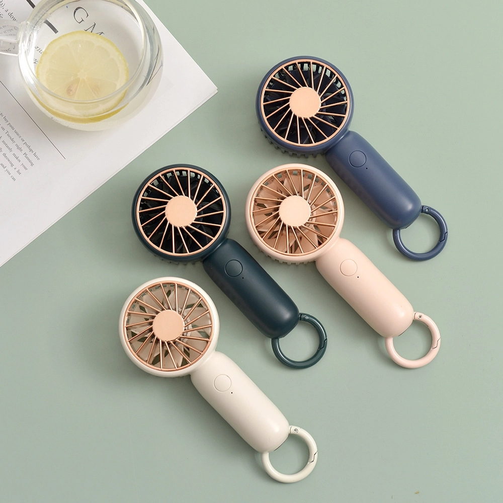 Custom Portable Handheld Mini Fan with Climbing Buckle 2