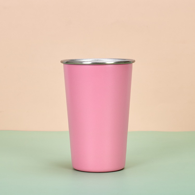 16 oz Stainless Steel Pint Cups 12