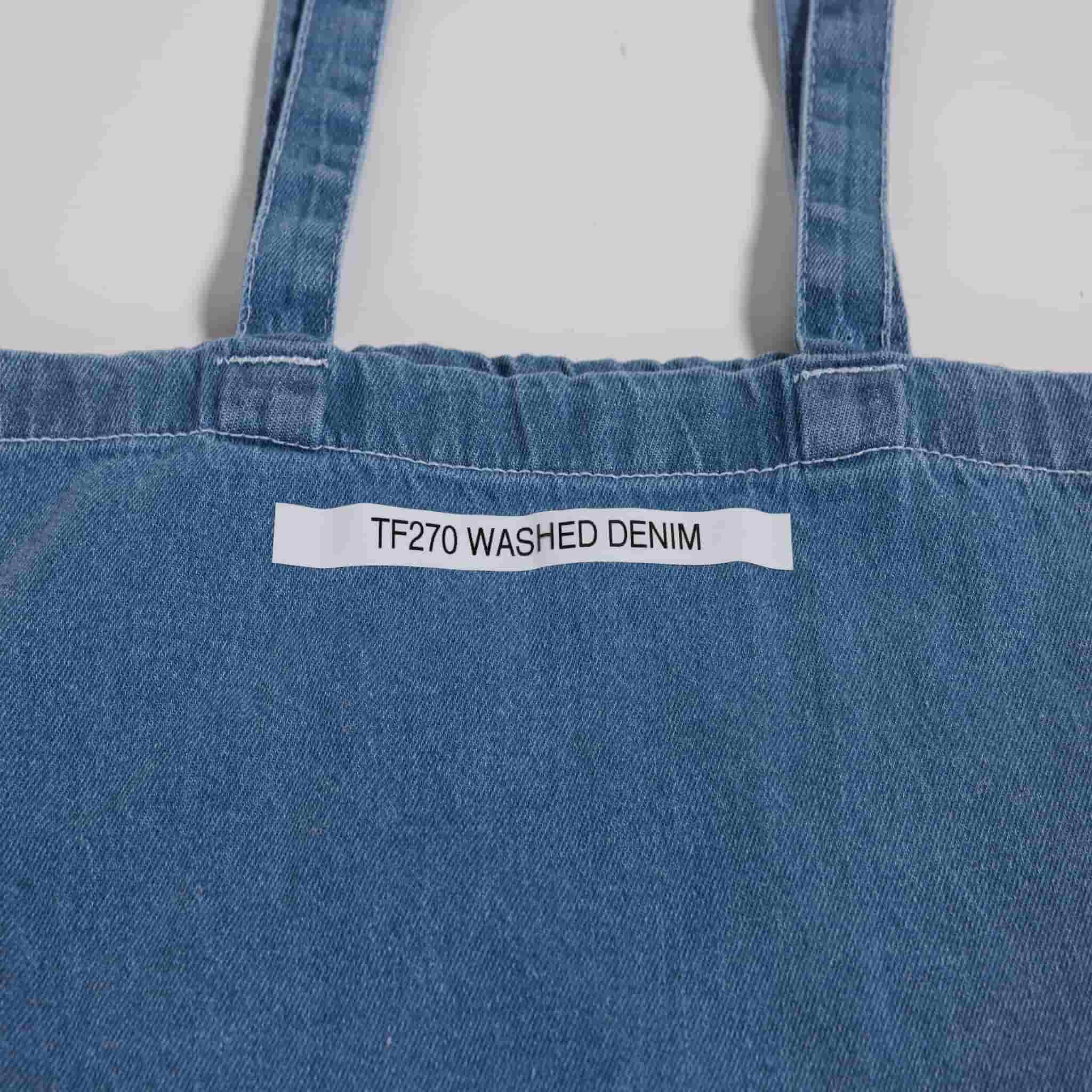 Denim Twill Tote Bag, custom tote bag with logo imprint 36