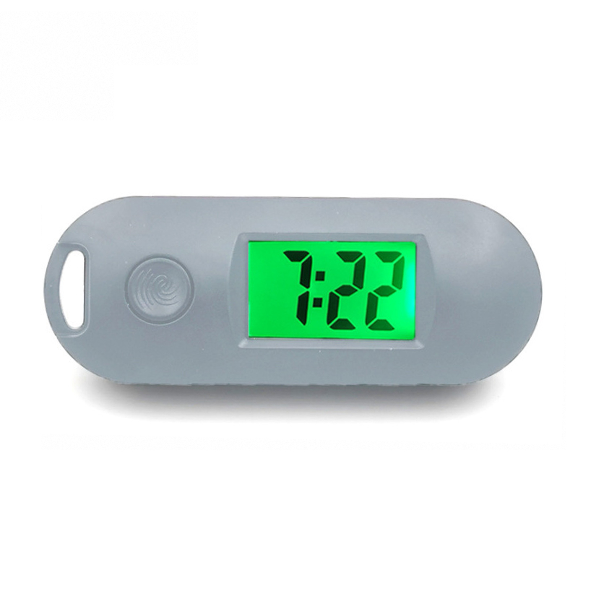 Portable Capsule Digital Keychain Clock 5