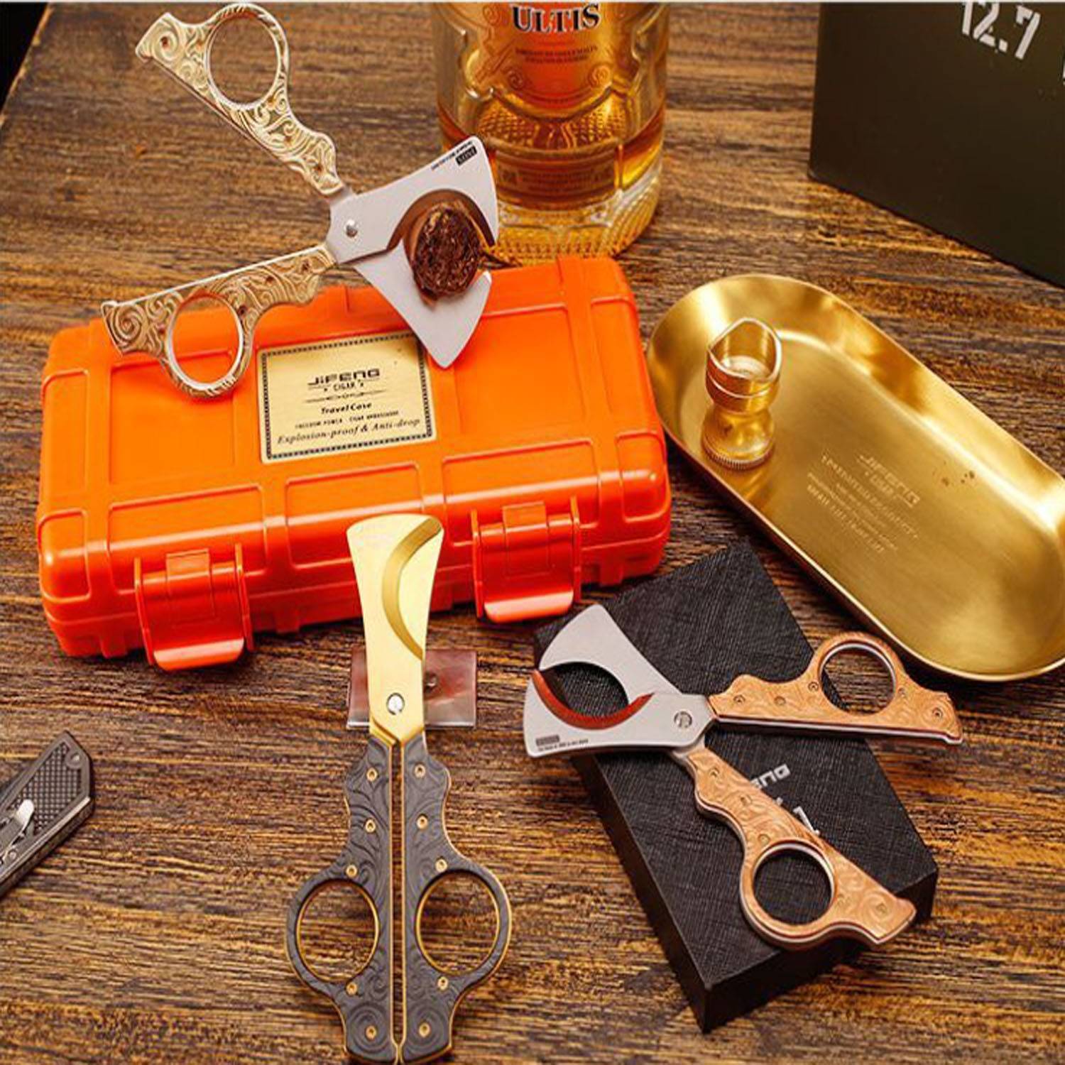high-end hand-held cigar scissors 7