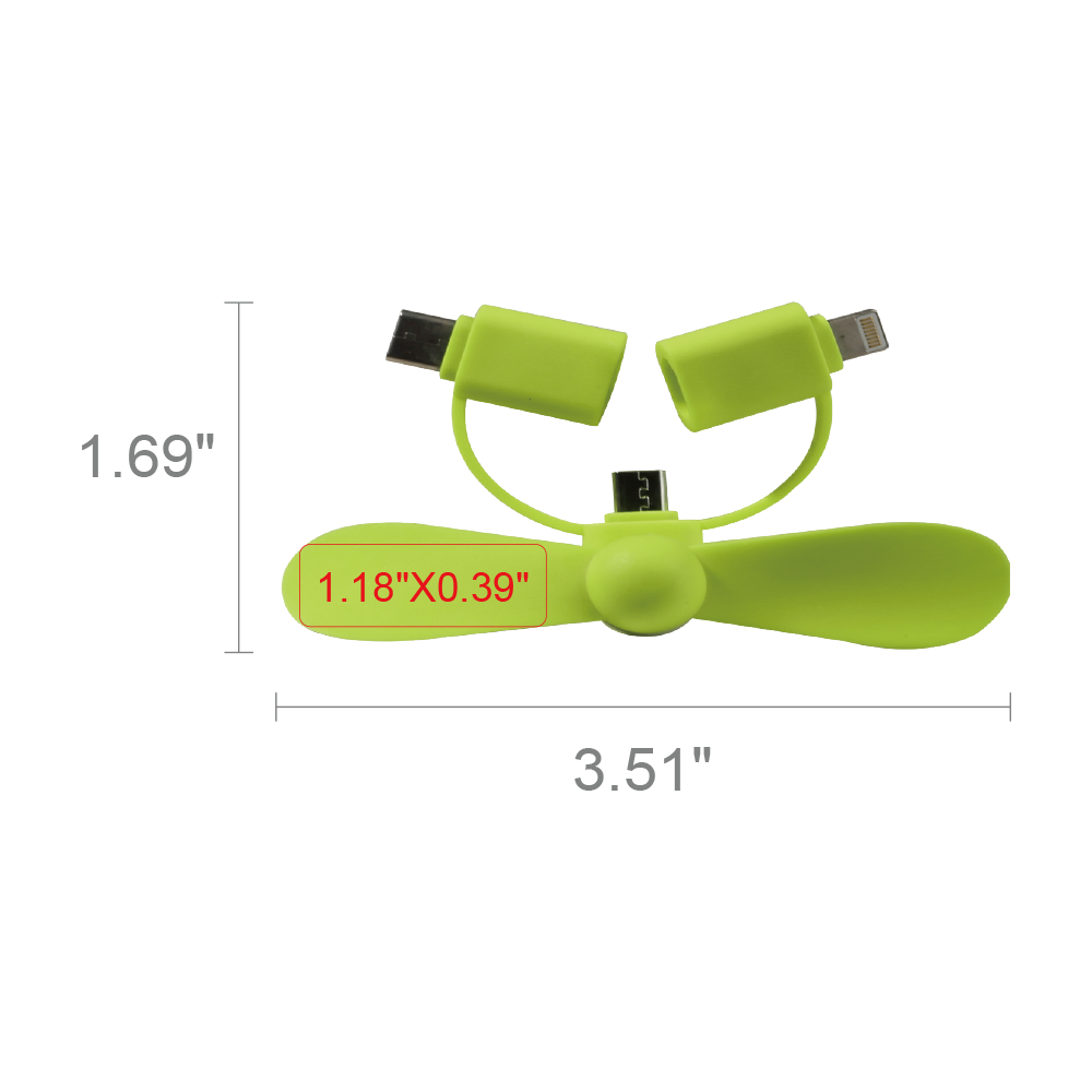 Mini 3-in-1 Portable Phone Fan