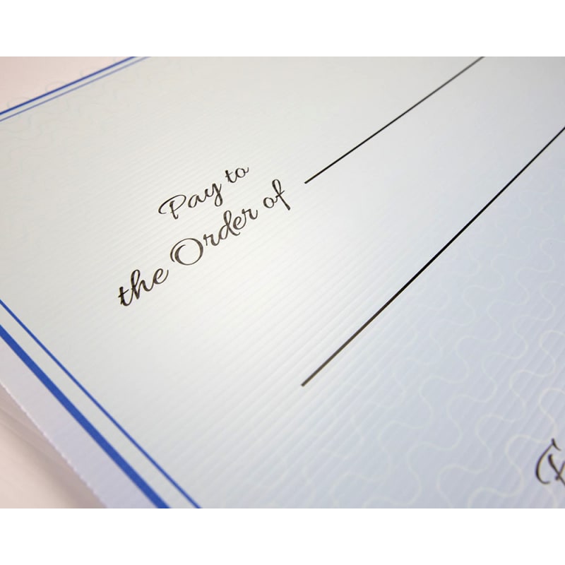 Custom Economy Large Checks 22 X 48 Inch 5