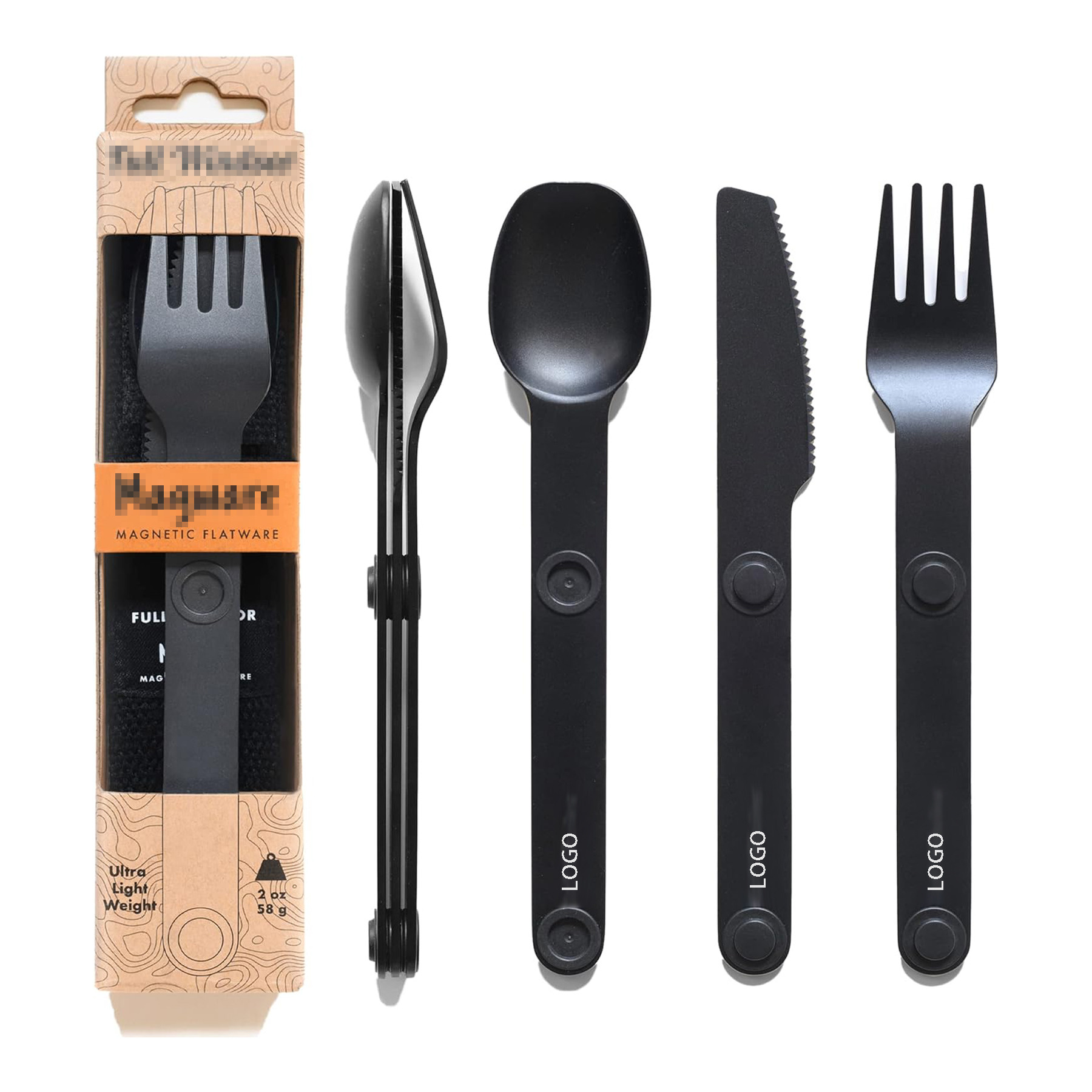 Magnetic Camping Cutlery Set 7