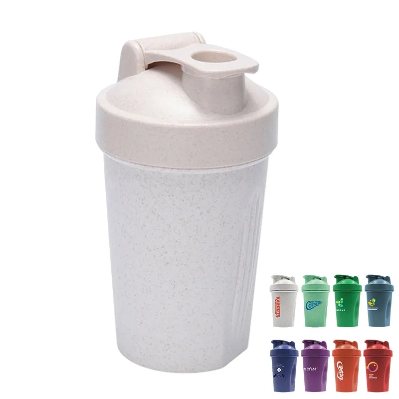 Wheat Straw Shaker Bottle - 400ML 2