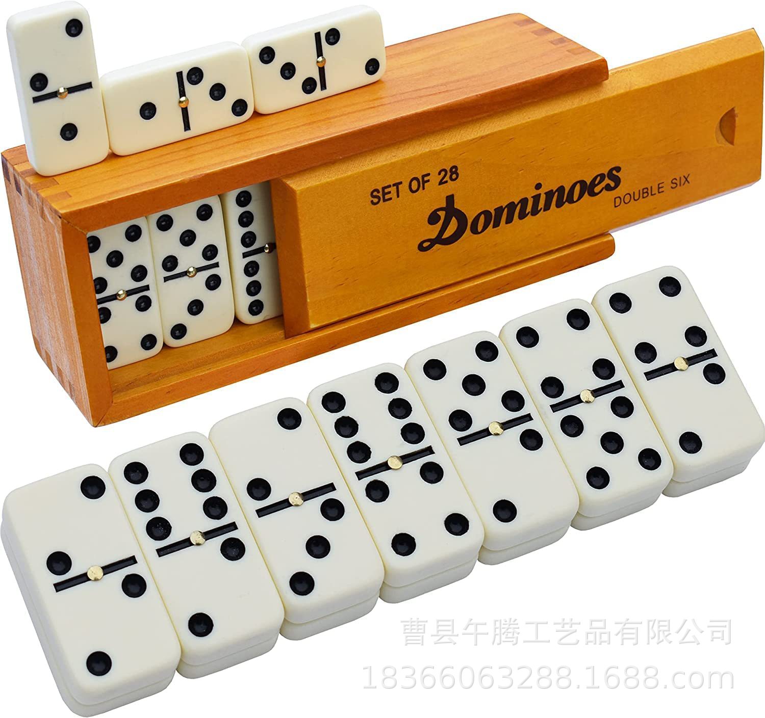 Wooden Dominoes Box 1