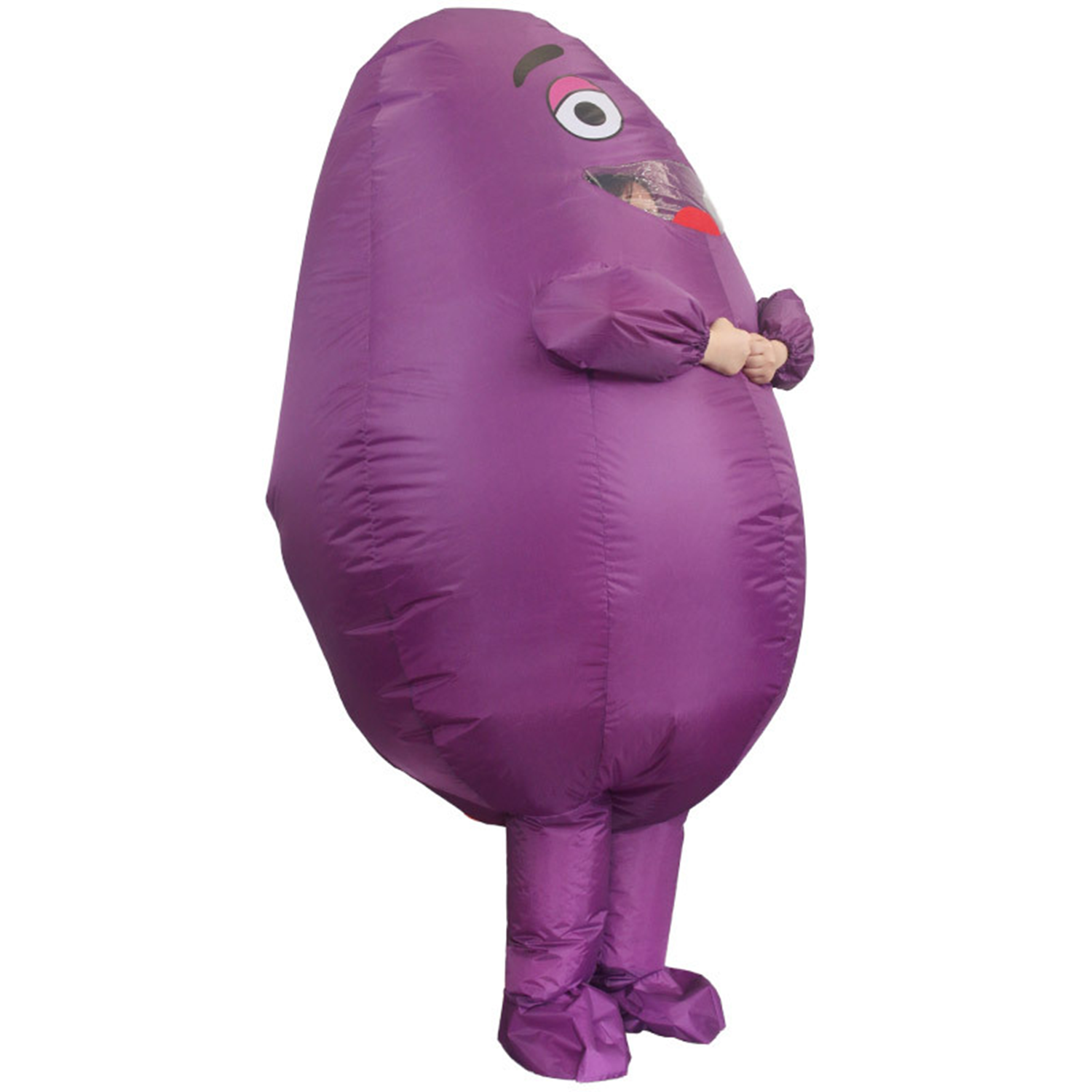 Purple Inflatable Grimace Costume 4