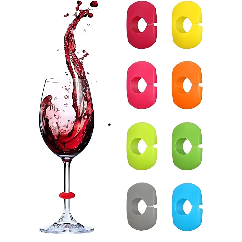 Silicone Wine Charms 3