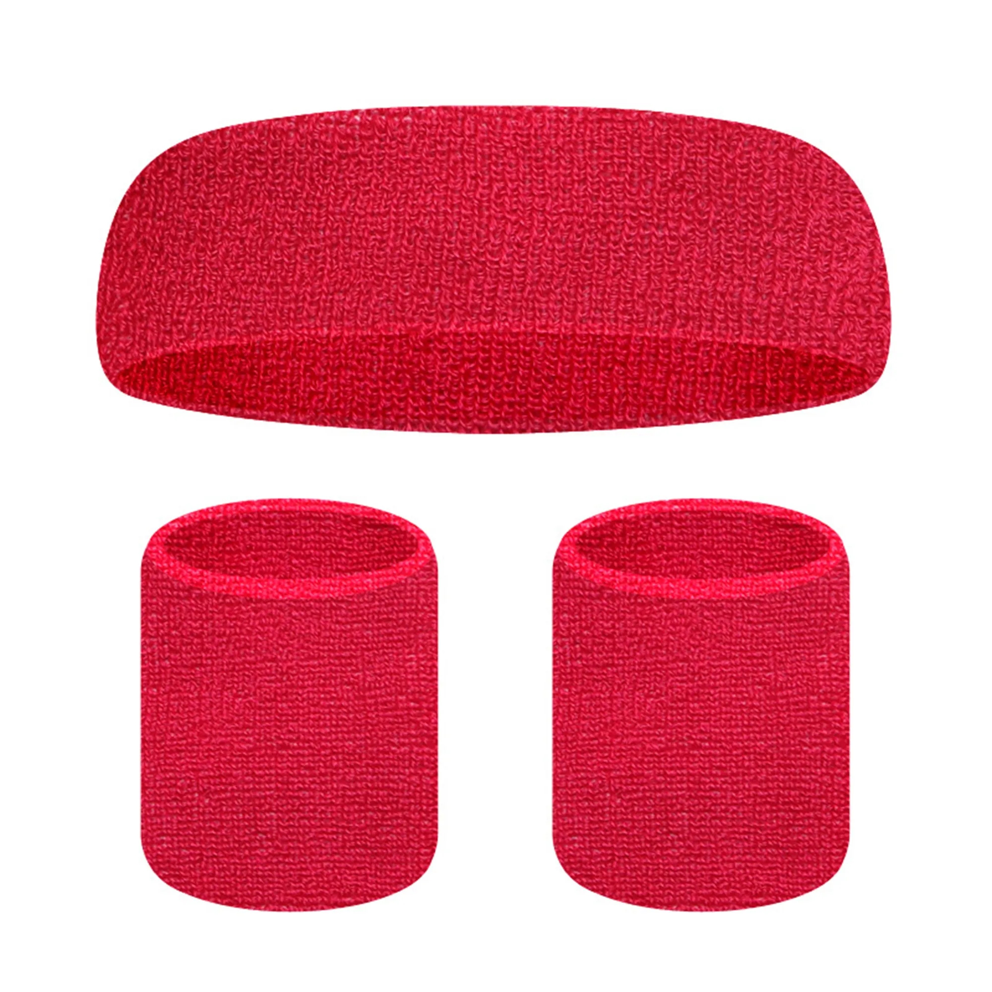 Cotton Towel Sweat Headband & Wristband Set 13