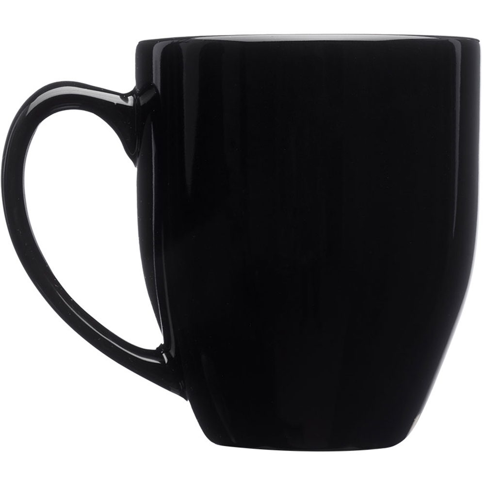 16 oz. Bistro Glossy Personalized Coffee Mug - White 2