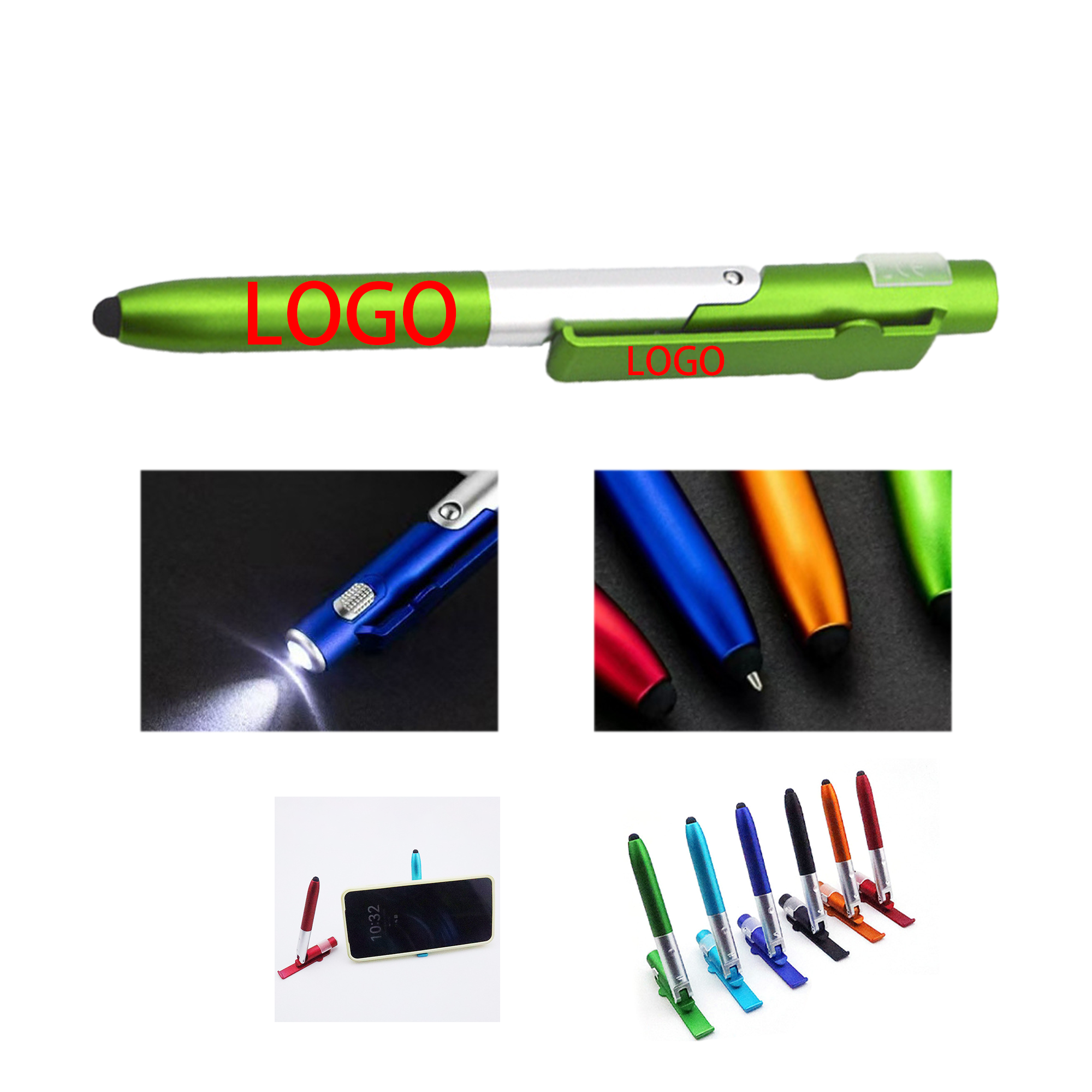 Multifunction 4-in-1 Phone Stand Stylus 2