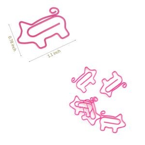 Pig Shaped Paper Clips With Tin Box 8