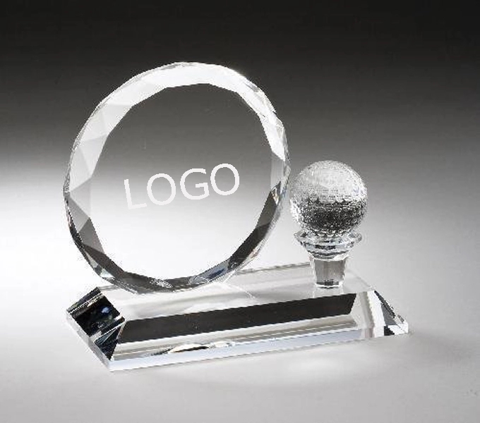Crystal Golf Ball Award 5