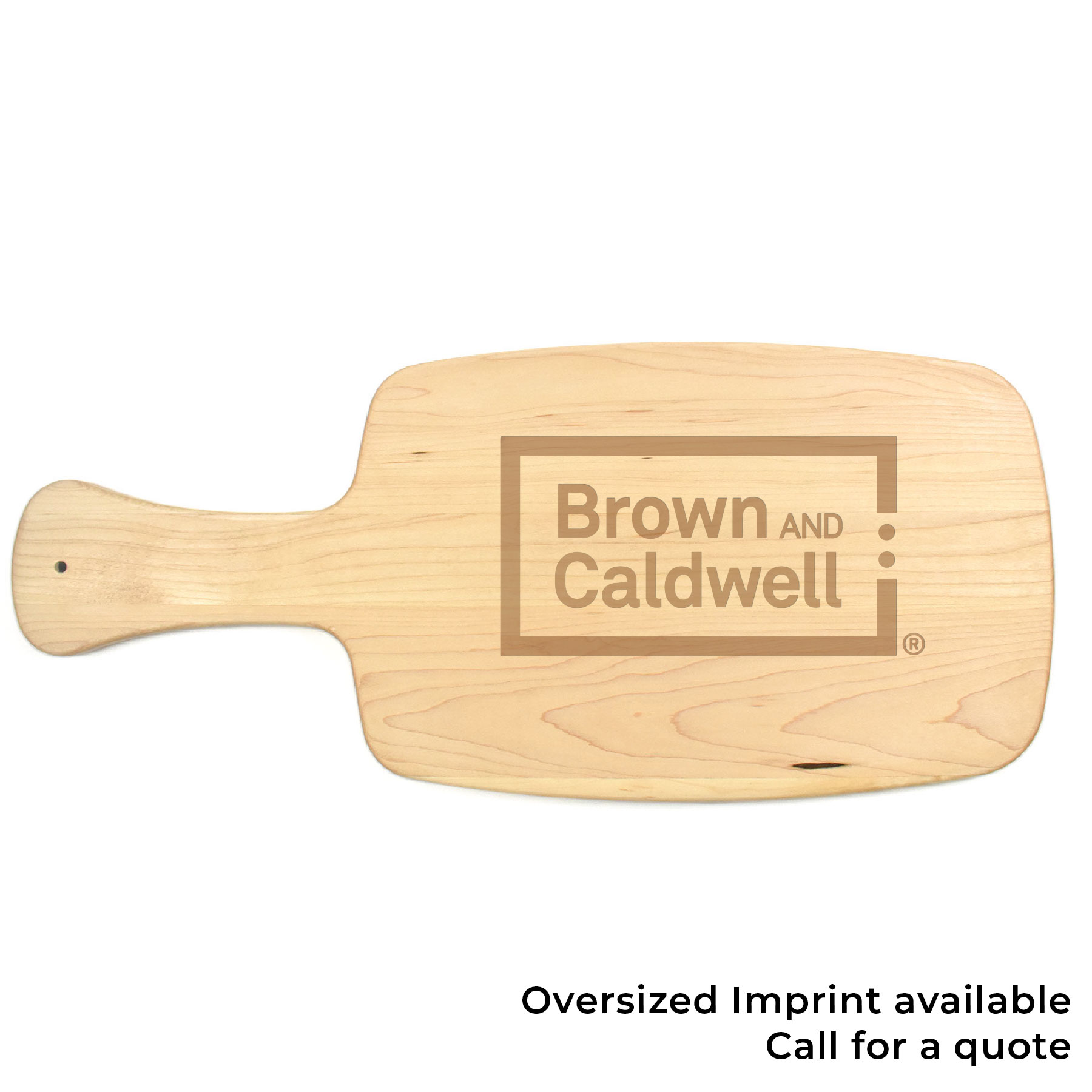 8" x 18 1/2" Maple Paddle Cutting Board 4