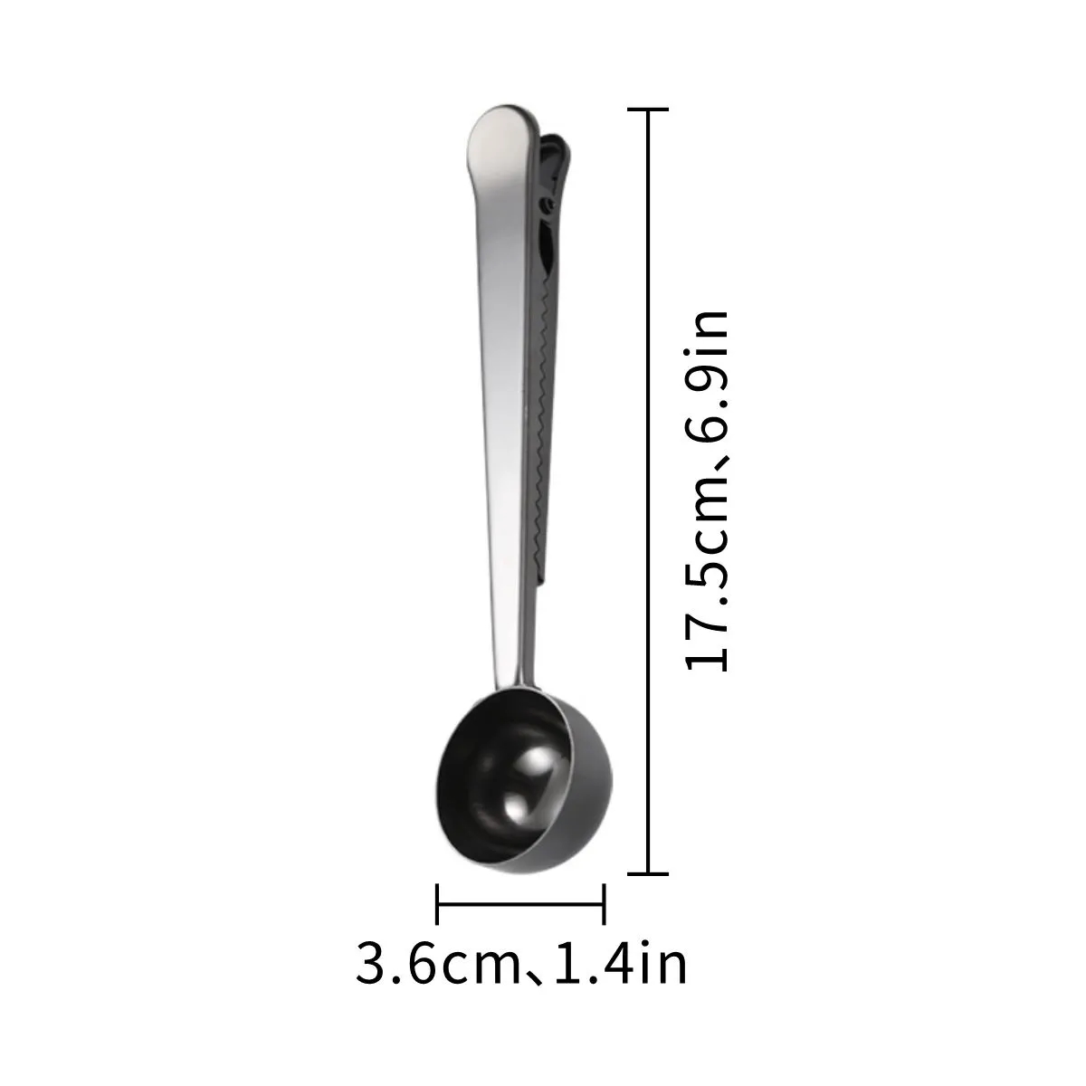 Stainless Steel Coffee Scoop With Bag Clip 6