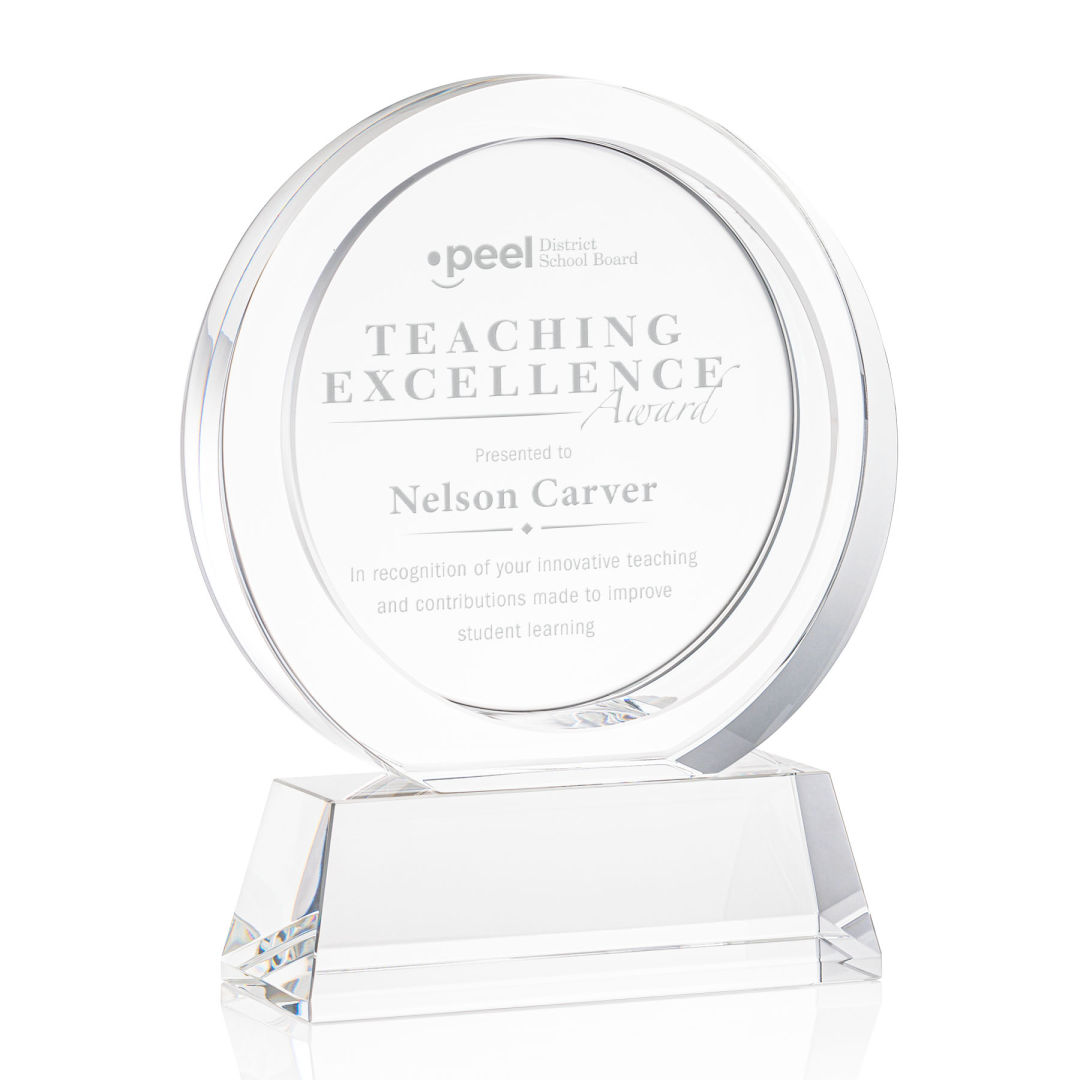 Templeton Award on Base - Clear