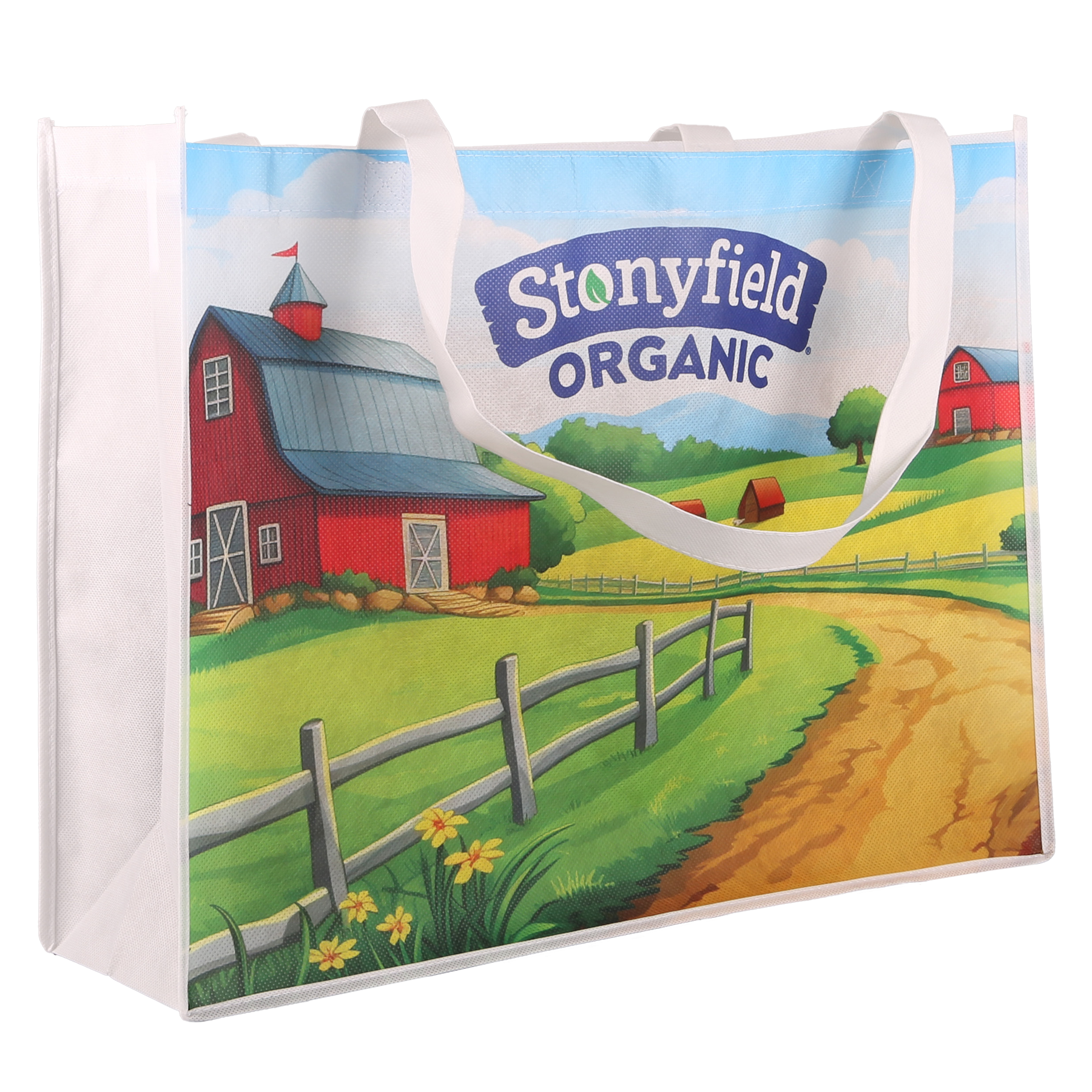 Sublimated Large Non-Woven Shopping Tote Bag 5