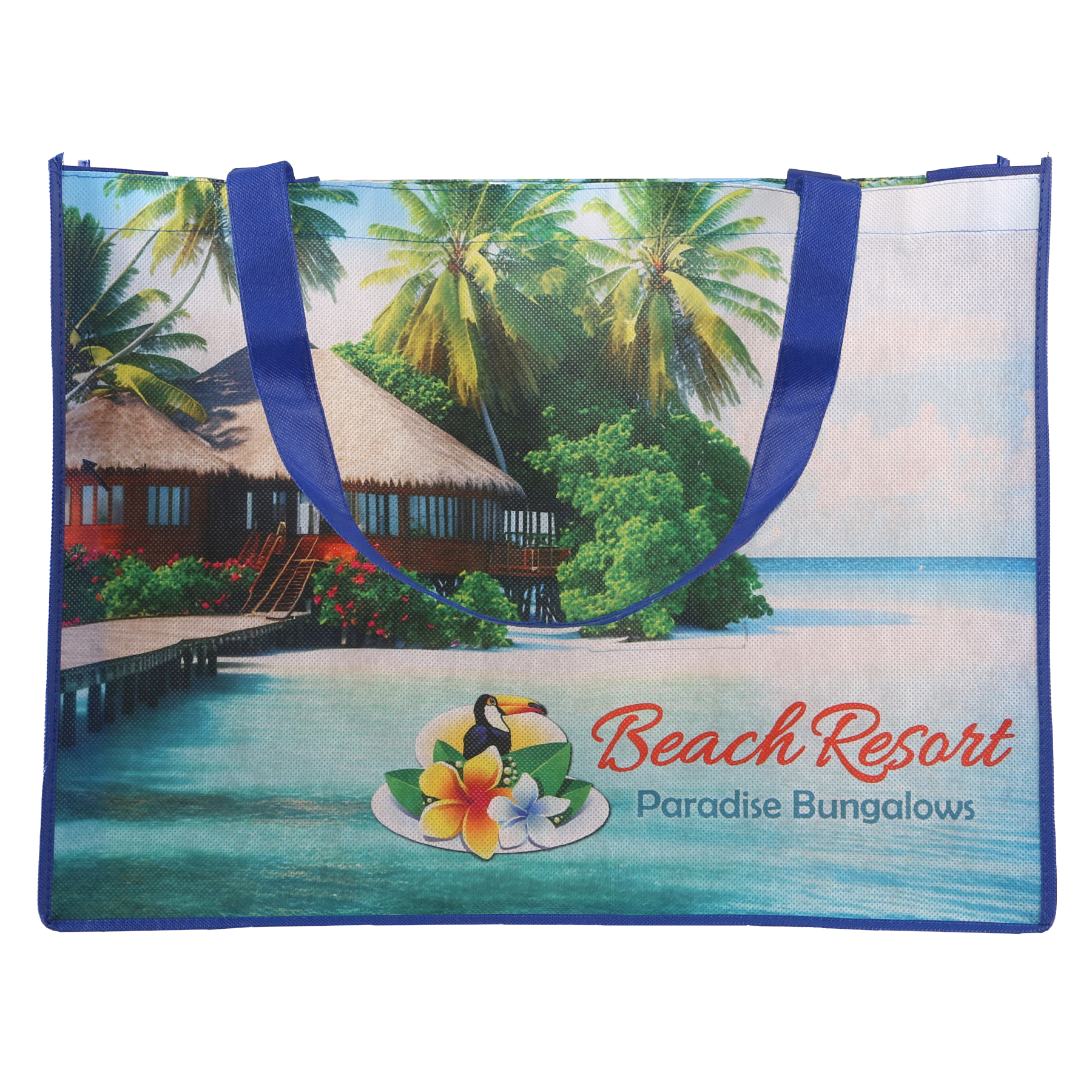 Sublimated Large Non-Woven Shopping Tote Bag 9