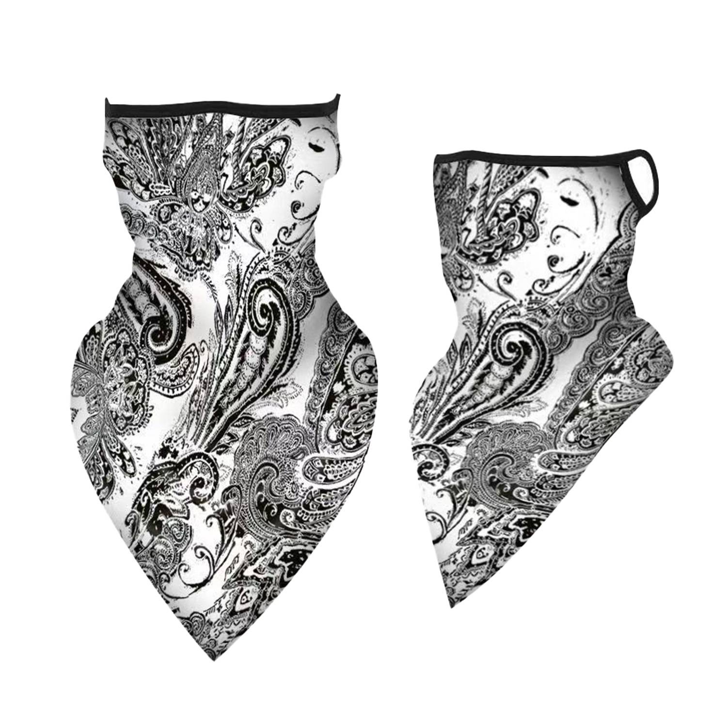 Polyester Ear Hanging Triangle Scarf Sun Protection Mask 4