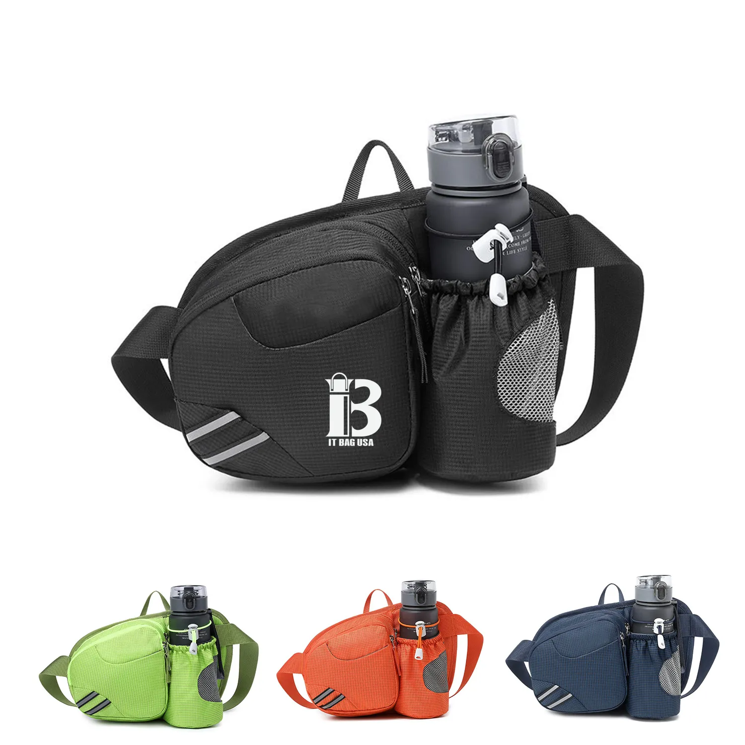 Hiking Waist Bag With Water Bottle Holder 1