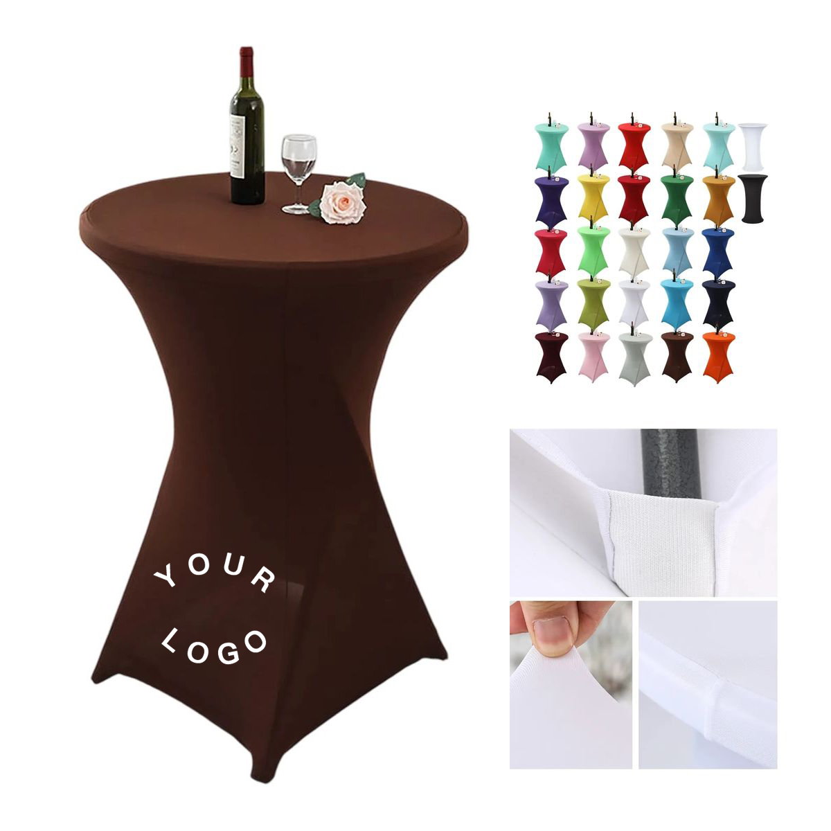 Stretchable Table Cover for Trade Shows and Vendor Displays 14