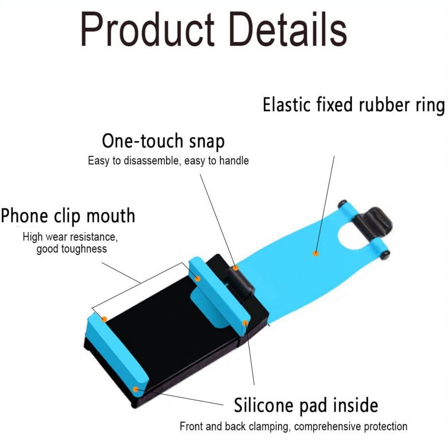 Car Steering Wheel Phone Holder 2