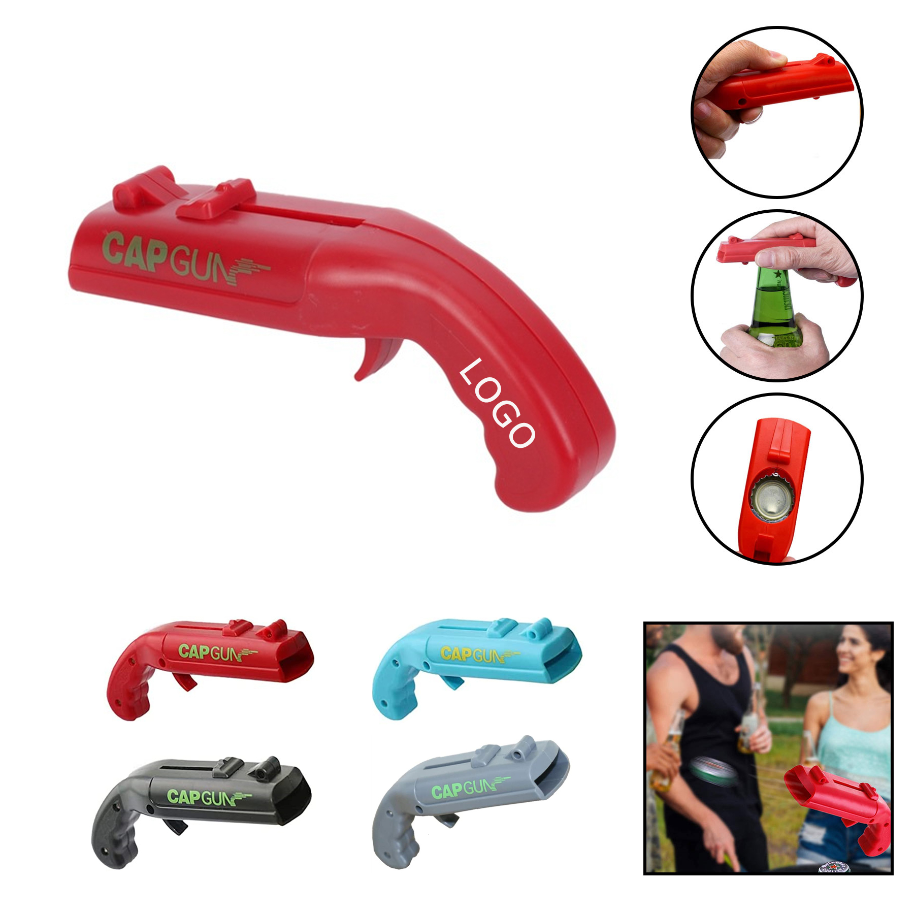 Gun Shape Bottle Opener 2