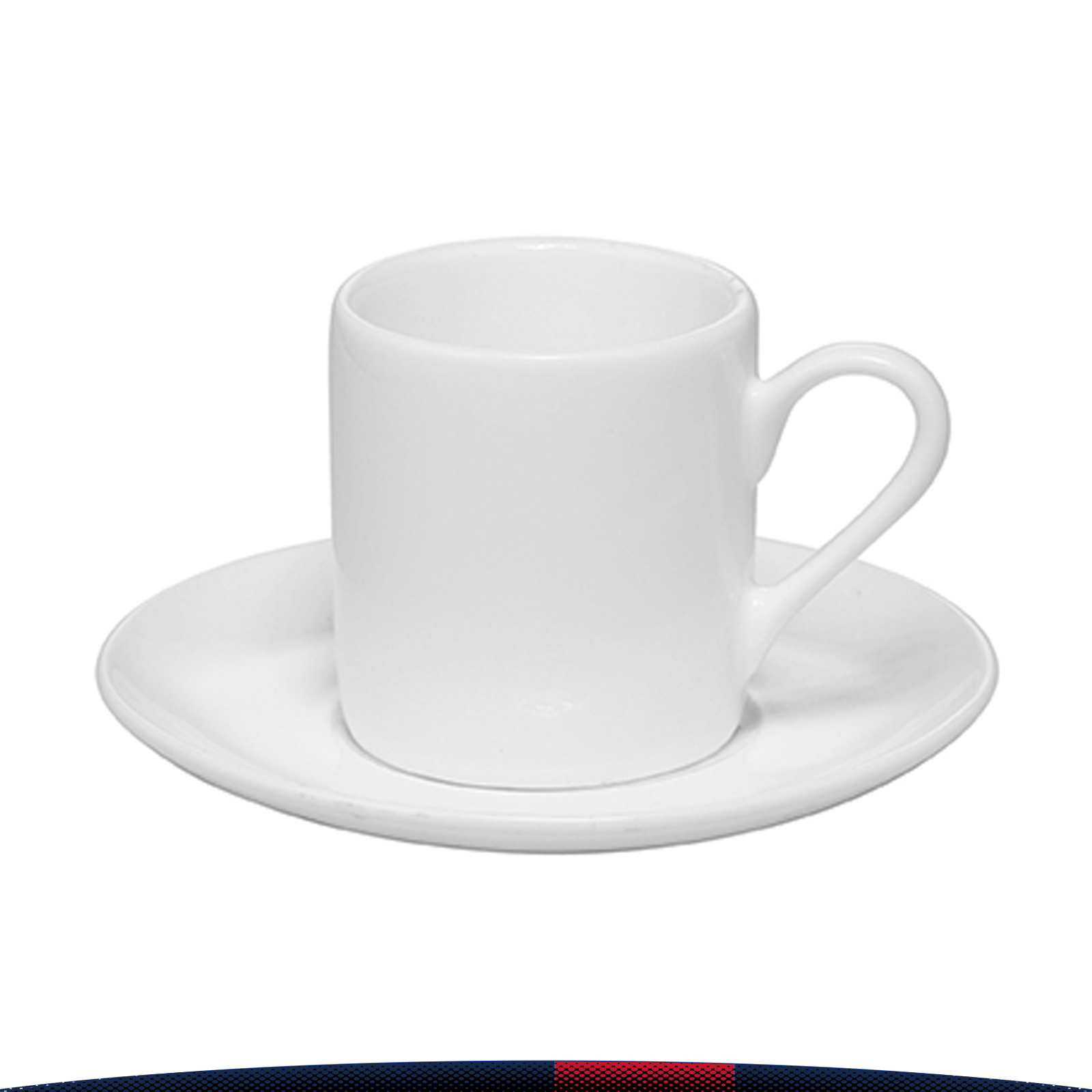 3 oz. Snazzy Expresso Cup Set with Saucers 4