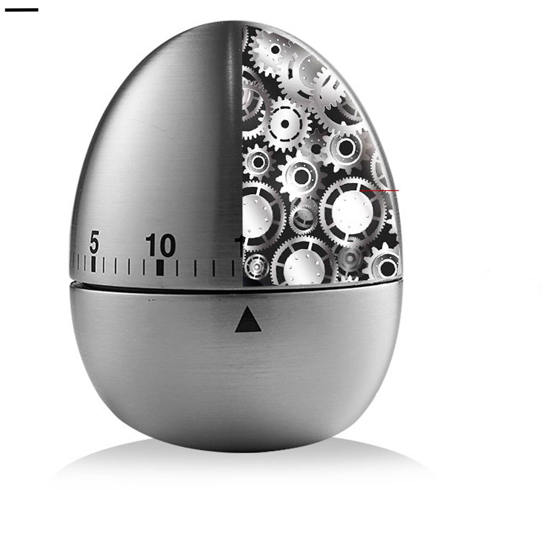 Egg Kitchen Timer Stainless Steel Mechanical Rotating Alarm 5