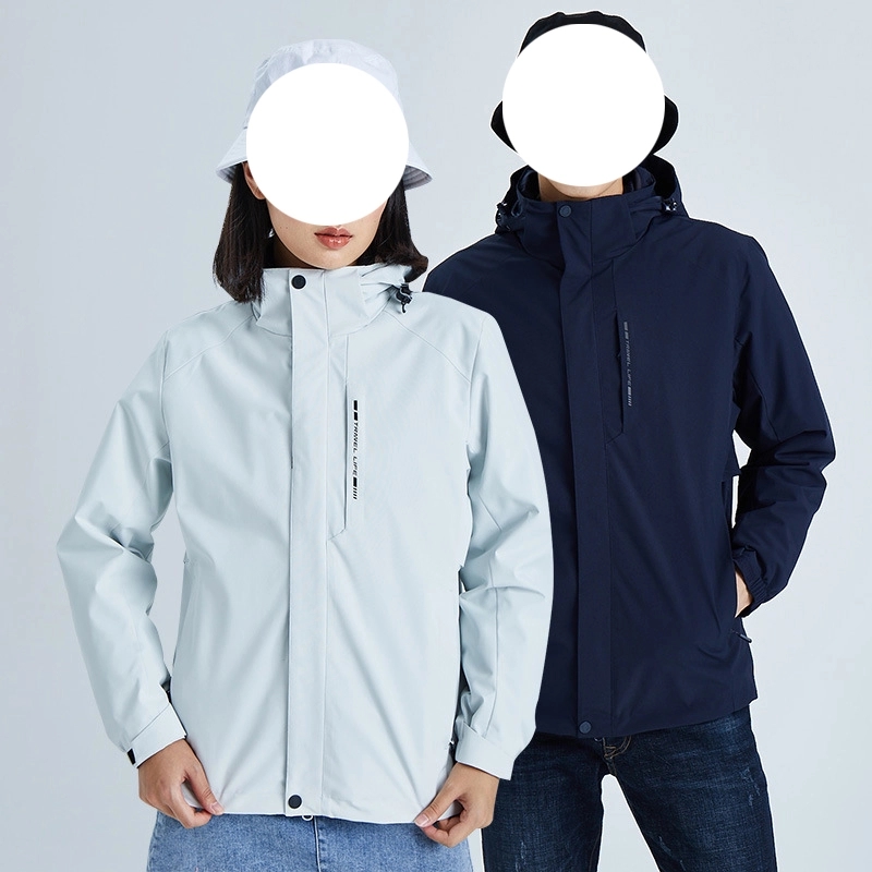 Waterproof Detachable 2-layer Hiking Jacket & Outdoor Coat 2